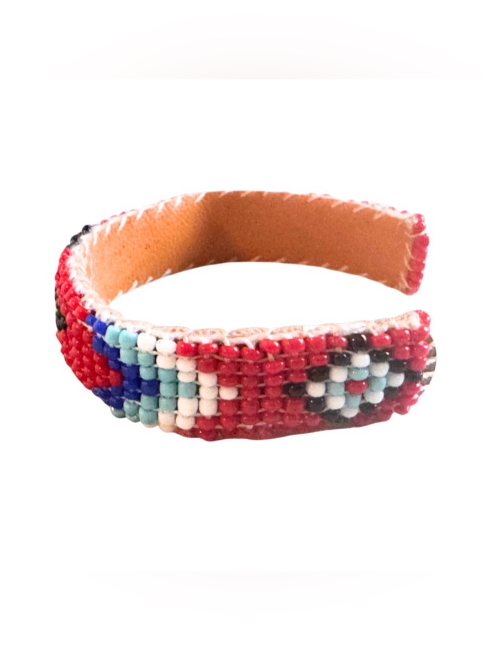 Vintage Native Seed Bead Bracelet (2 ). - Picture 2 of 6